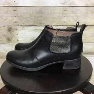 Dansko Lola Leather Ankle Booties Sz. 39